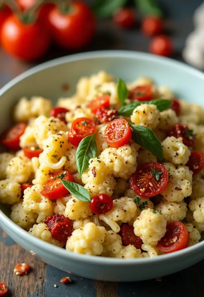 30+ Pasta Salad Recipes with Sundried Tomato for Mediterranean Flavor 107 30+ Pasta Salad Recipes with Sundried Tomato for Mediterranean Flavor - 21. Savory Sundried Tomato and Cauliflower Pasta Salad