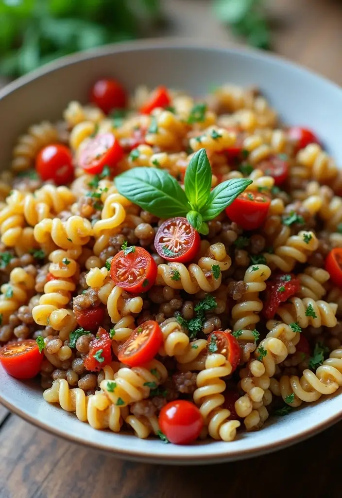 30+ Pasta Salad Recipes with Sundried Tomato for Mediterranean Flavor 112 30+ Pasta Salad Recipes with Sundried Tomato for Mediterranean Flavor - 22. Sundried Tomato and Lentil Pasta Salad
