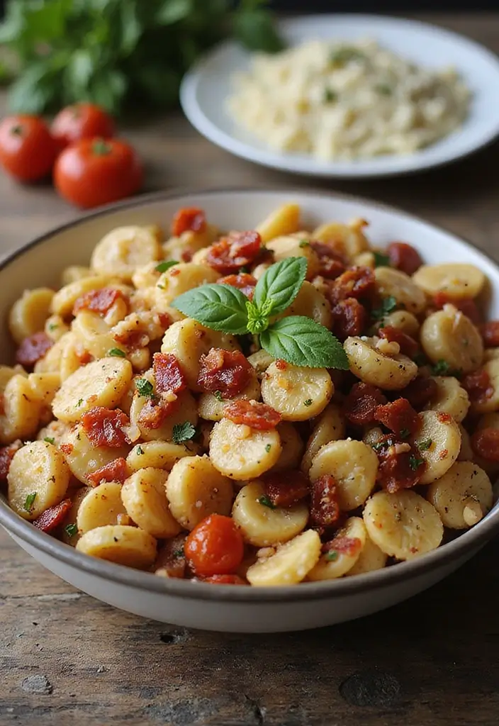 30+ Pasta Salad Recipes with Sundried Tomato for Mediterranean Flavor 142 30+ Pasta Salad Recipes with Sundried Tomato for Mediterranean Flavor - 28. Sundried Tomato and Bacon Pasta Salad