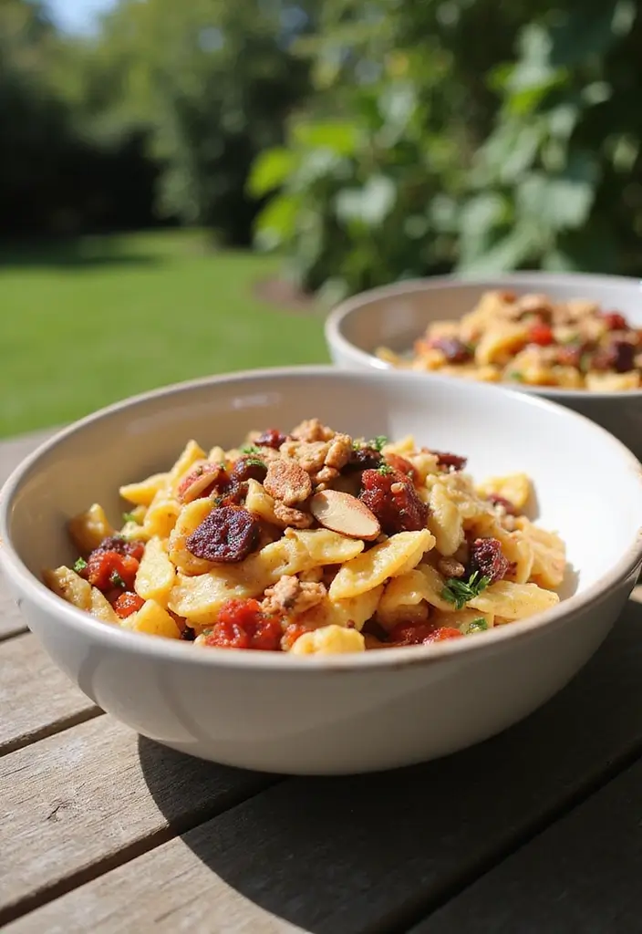 30+ Pasta Salad Recipes with Sundried Tomato for Mediterranean Flavor 145 30+ Pasta Salad Recipes with Sundried Tomato for Mediterranean Flavor - 29. Sundried Tomato and Almond Pasta Salad