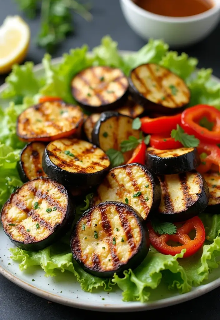 30+ Romaine Lettuce Salad Recipes That Are Crisp and Delicious 110 30+ Romaine Lettuce Salad Recipes That Are Crisp and Delicious - 22. Grilled Vegetable and Romaine Salad