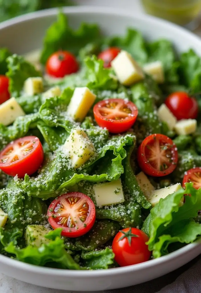 30+ Romaine Lettuce Salad Recipes That Are Crisp and Delicious 132 30+ Romaine Lettuce Salad Recipes That Are Crisp and Delicious - 26. Pesto and Romaine Salad