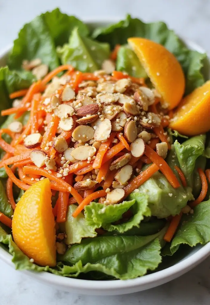 30+ Romaine Lettuce Salad Recipes That Are Crisp and Delicious 13 30+ Romaine Lettuce Salad Recipes That Are Crisp and Delicious - 3. Crunchy Asian Romaine Salad