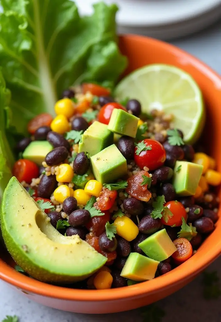 30+ Romaine Lettuce Salad Recipes That Are Crisp and Delicious 18 30+ Romaine Lettuce Salad Recipes That Are Crisp and Delicious - 4. Southwest Romaine Salad with Avocado Dressing