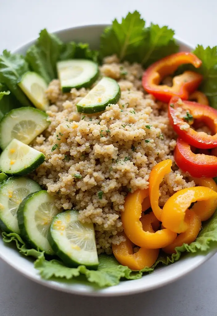 30+ Romaine Lettuce Salad Recipes That Are Crisp and Delicious 23 30+ Romaine Lettuce Salad Recipes That Are Crisp and Delicious - 5. Quinoa and Romaine Power Salad