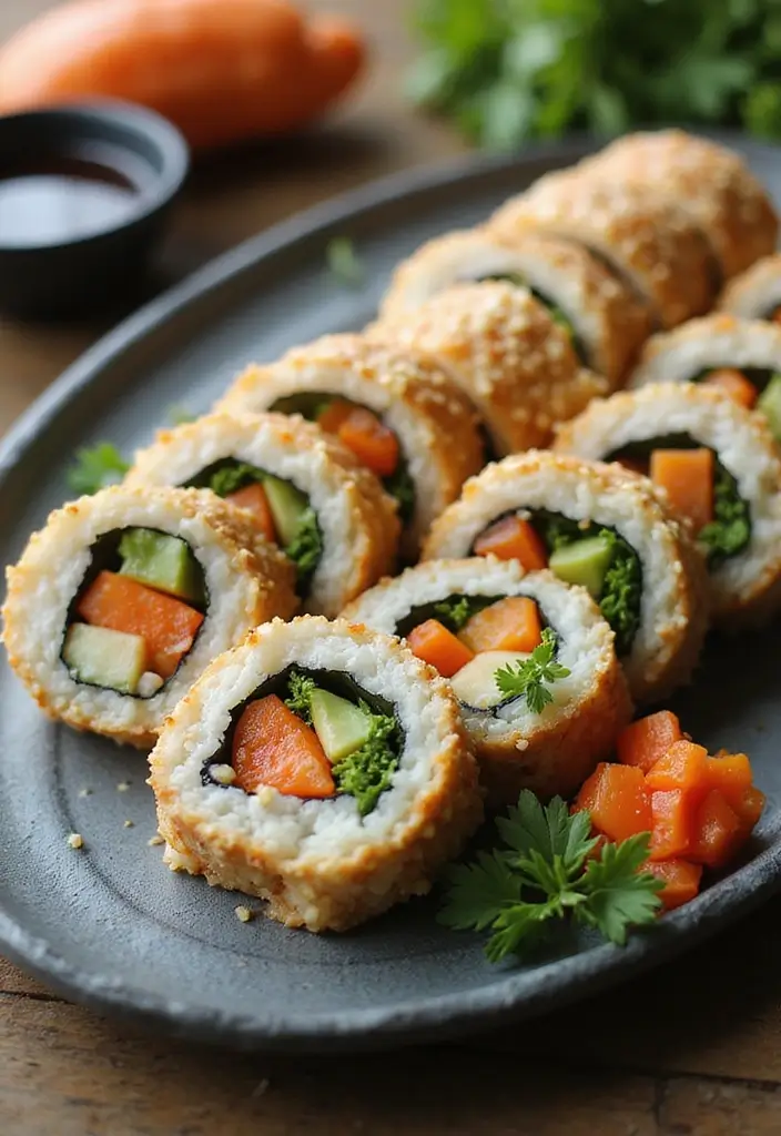 30+ Salad Recipes for School Lunches That Kids Will Actually Eat 61 30+ Salad Recipes for School Lunches That Kids Will Actually Eat - 13. Veggie Sushi Rolls