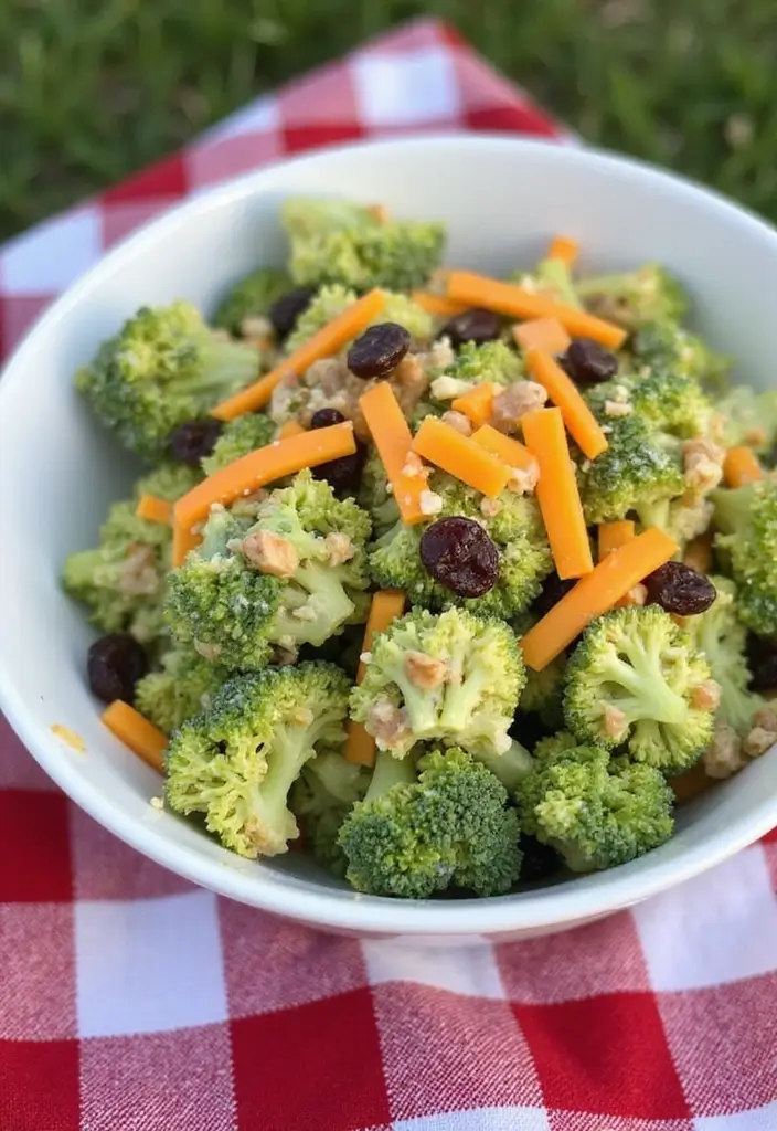 30+ Salad Recipes for School Lunches That Kids Will Actually Eat 76 30+ Salad Recipes for School Lunches That Kids Will Actually Eat - 16. Broccoli and Cheddar Salad