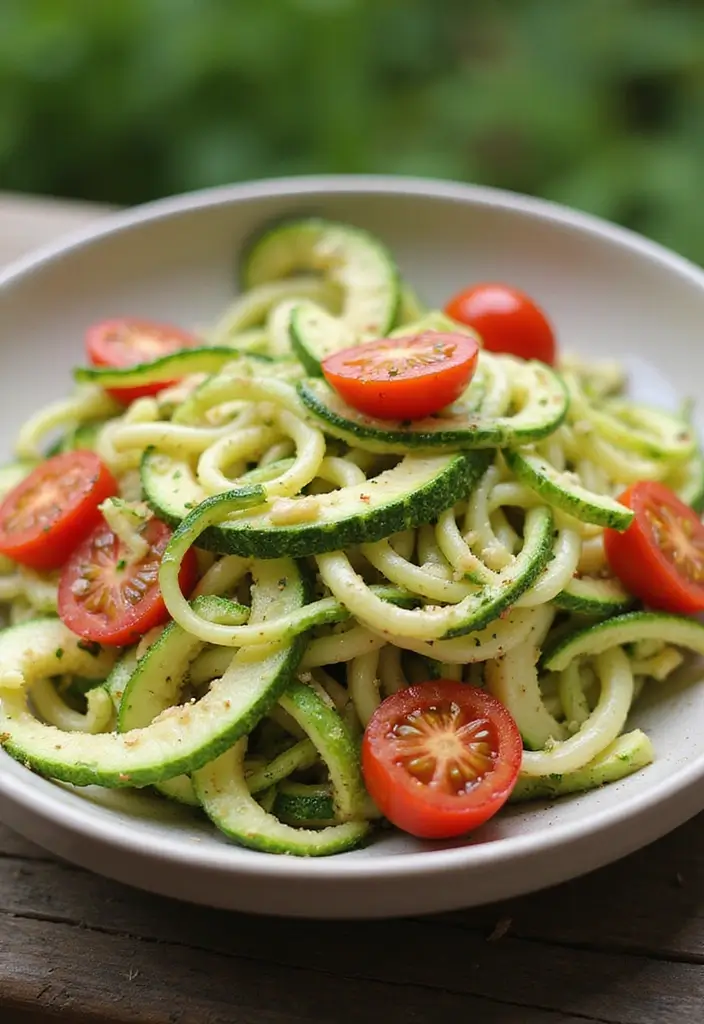 30+ Salad Recipes for School Lunches That Kids Will Actually Eat 123 30+ Salad Recipes for School Lunches That Kids Will Actually Eat - 27. Zucchini Noodle Salad