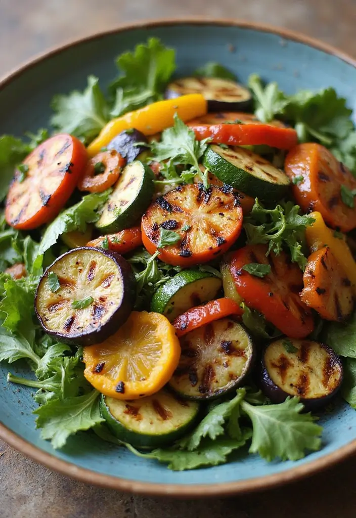 30+ Salad Recipes for School Lunches That Kids Will Actually Eat 135 30+ Salad Recipes for School Lunches That Kids Will Actually Eat - 29. Grilled Vegetable Salad