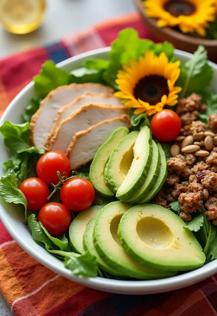 30+ Salad Recipes for School Lunches That Kids Will Actually Eat 17 30+ Salad Recipes for School Lunches That Kids Will Actually Eat - 5. Turkey and Avocado Salad