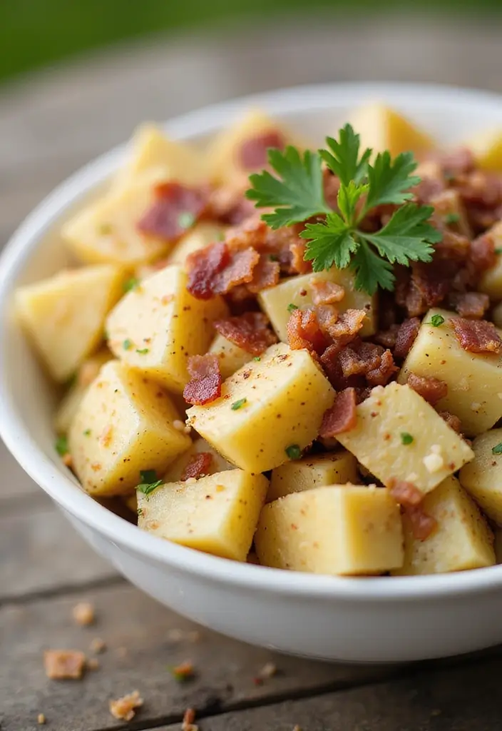 30+ Side Salad Recipes for BBQ That Pair with Any Main Dish 1 30+ Side Salad Recipes for BBQ That Pair with Any Main Dish - 1. Classic German Potato Salad