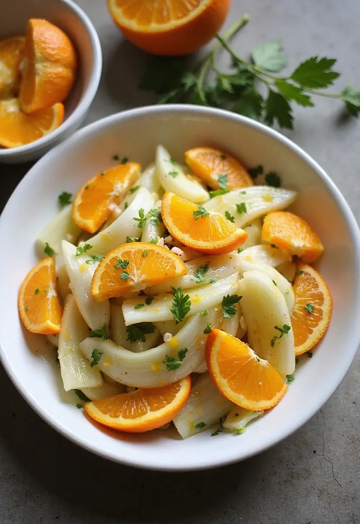 30+ Side Salad Recipes for BBQ That Pair with Any Main Dish 86 30+ Side Salad Recipes for BBQ That Pair with Any Main Dish - 16. Fennel and Orange Salad