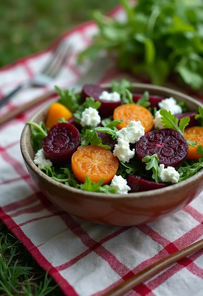 30+ Side Salad Recipes for BBQ That Pair with Any Main Dish 95 30+ Side Salad Recipes for BBQ That Pair with Any Main Dish - 19. Beet Salad with Goat Cheese