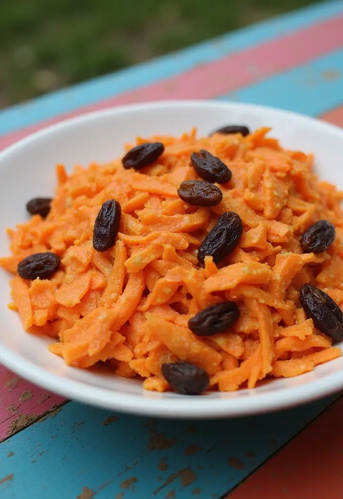 30+ Side Salad Recipes for BBQ That Pair with Any Main Dish 143 30+ Side Salad Recipes for BBQ That Pair with Any Main Dish - 27. Carrot Raisin Salad