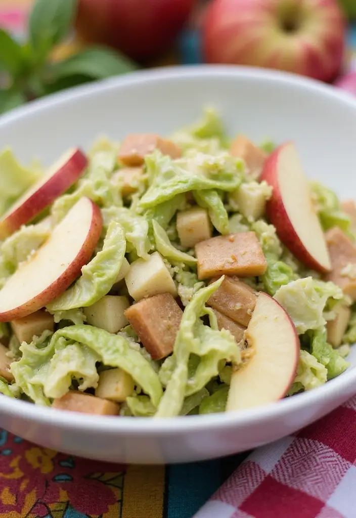 30+ Side Salad Recipes for BBQ That Pair with Any Main Dish 150 30+ Side Salad Recipes for BBQ That Pair with Any Main Dish - 28. Cabbage and Apple Slaw