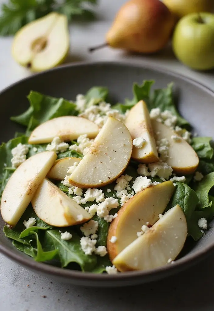 30+ Side Salad Recipes for BBQ That Pair with Any Main Dish 153 30+ Side Salad Recipes for BBQ That Pair with Any Main Dish - 29. Pear and Gorgonzola Salad