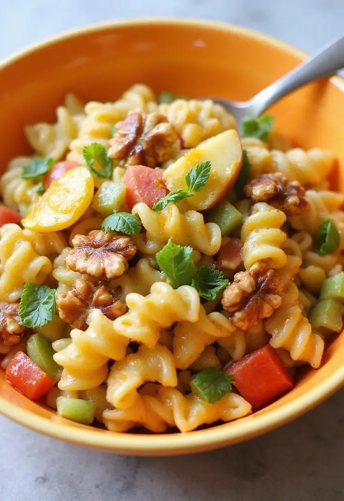 30+ Tri Color Pasta Salad Recipes That Brighten Any Table 63 30+ Tri Color Pasta Salad Recipes That Brighten Any Table - 11. Tri Color Pasta Salad with Honey Mustard Dressing