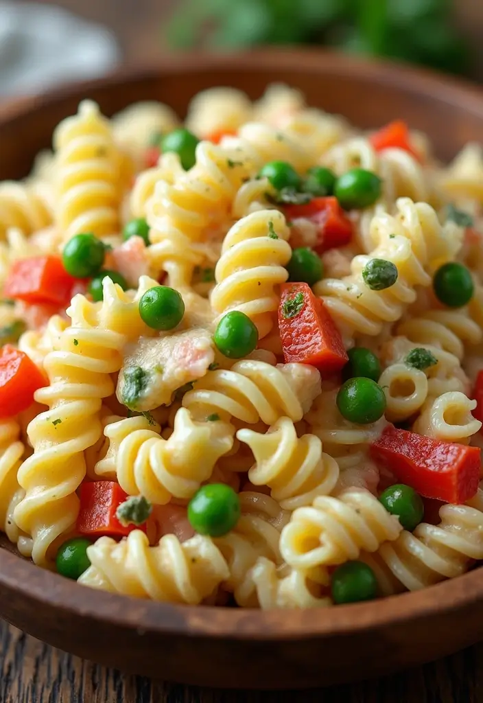 30+ Tri Color Pasta Salad Recipes That Brighten Any Table 8 30+ Tri Color Pasta Salad Recipes That Brighten Any Table - 2. Creamy Tri Color Pasta Salad