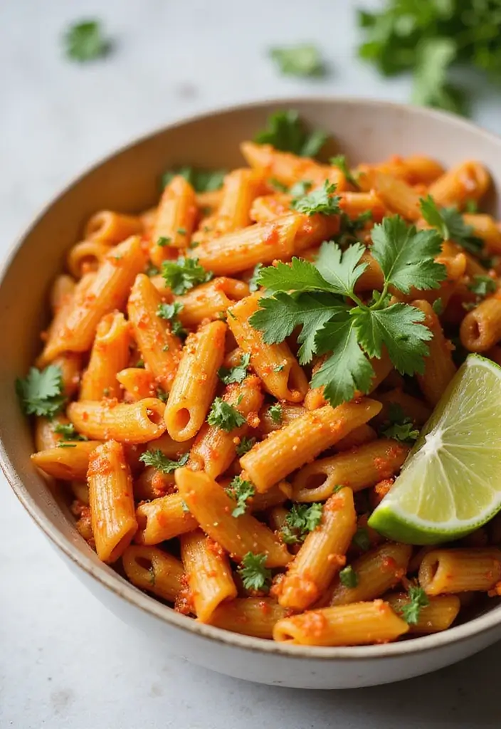 30+ Tri Color Pasta Salad Recipes That Brighten Any Table 148 30+ Tri Color Pasta Salad Recipes That Brighten Any Table - 26. Tri Color Pasta Salad with Sriracha and Lime