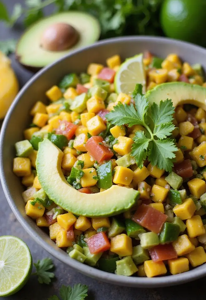 30+ Vegetarian High Protein Salad Recipes to Keep You Energized 157 30+ Vegetarian High Protein Salad Recipes to Keep You Energized - 29. Sweet Corn and Avocado Salad